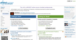 Desktop Screenshot of people4business.com
