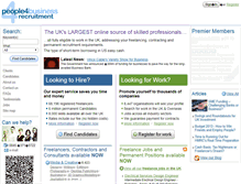 Tablet Screenshot of people4business.com